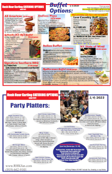 Catering Menu