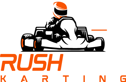 Rush Hour Karting Logo - Dark Background
