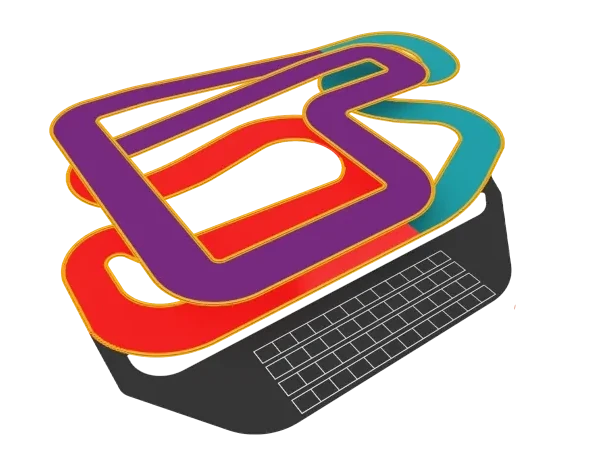 Garner Track Map